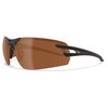 Edge Salita Anti-Fog Vapor Shield Safety Glasses Copper Lens Black Frame 1 pk SL115VS-SL